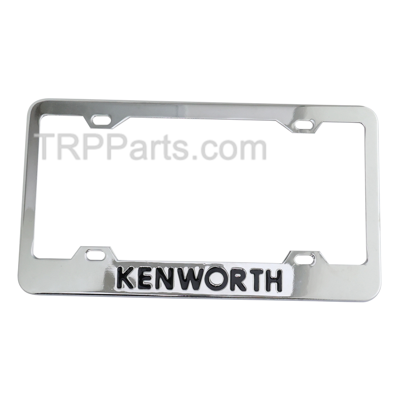 LICENSE PLATE HOLDER - CHROME - KENWORTH